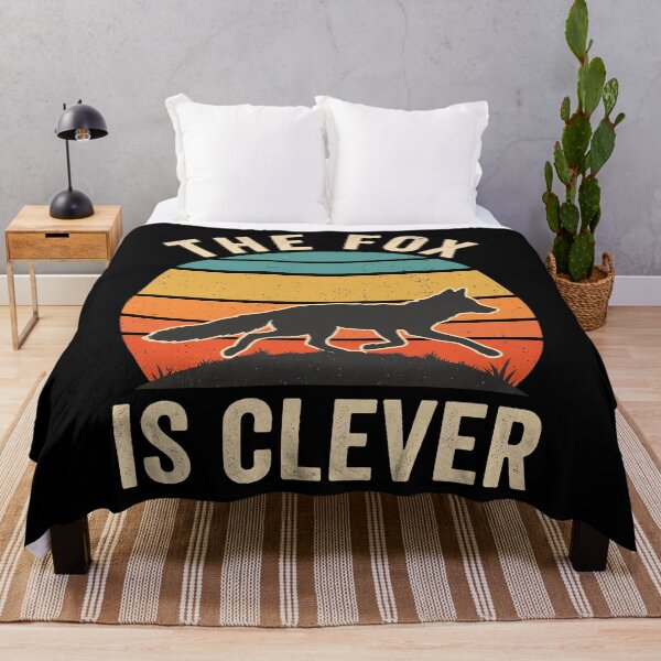 Item preview, The Fox Is Clever Wildlife Animal Lover designed and sold by theandroidvivz.