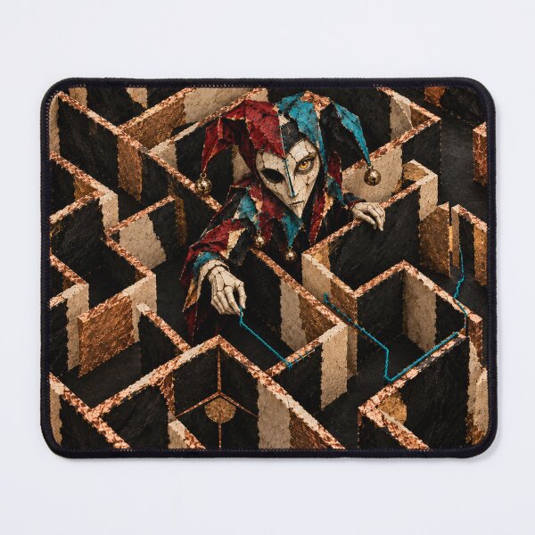 Item preview, Harlequin Wandering the Endless Maze designed and sold by Qenlo.