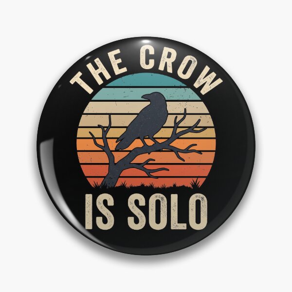 Item preview, The Crow Is Solo Solitary Bird Wildlife Lover designed and sold by theandroidvivz.