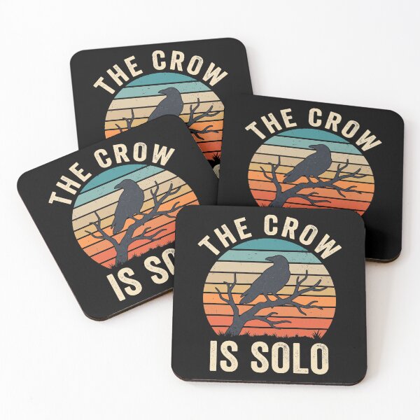Item preview, The Crow Is Solo Solitary Bird Wildlife Lover designed and sold by theandroidvivz.