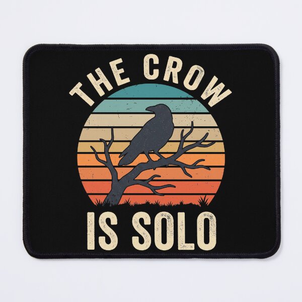 Item preview, The Crow Is Solo Solitary Bird Wildlife Lover designed and sold by theandroidvivz.