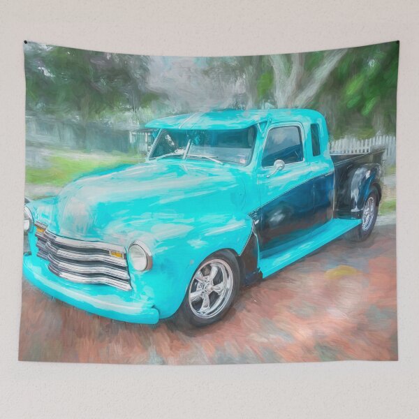 Item preview,  1948 Blue Chevy Extended Cab 3100 Pick up Truck designed and sold by RichFrancoCars.