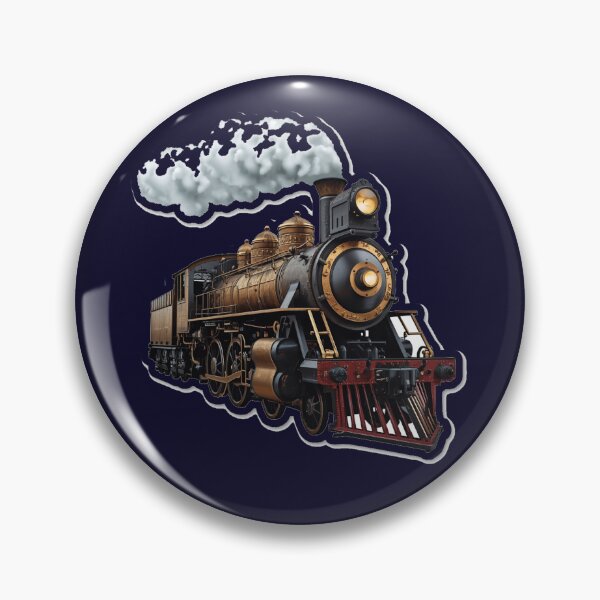 Item preview, Steampunk Train Vintage Flying Locomotive designed and sold by MargaretPolanco.