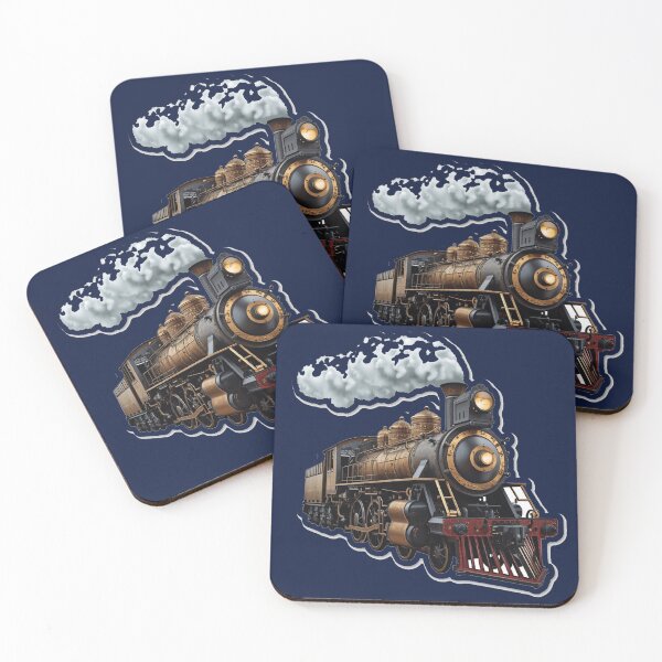 Item preview, Steampunk Train Vintage Flying Locomotive designed and sold by MargaretPolanco.