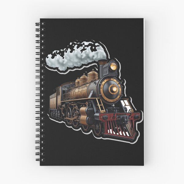Item preview, Steampunk Train Vintage Flying Locomotive designed and sold by MargaretPolanco.