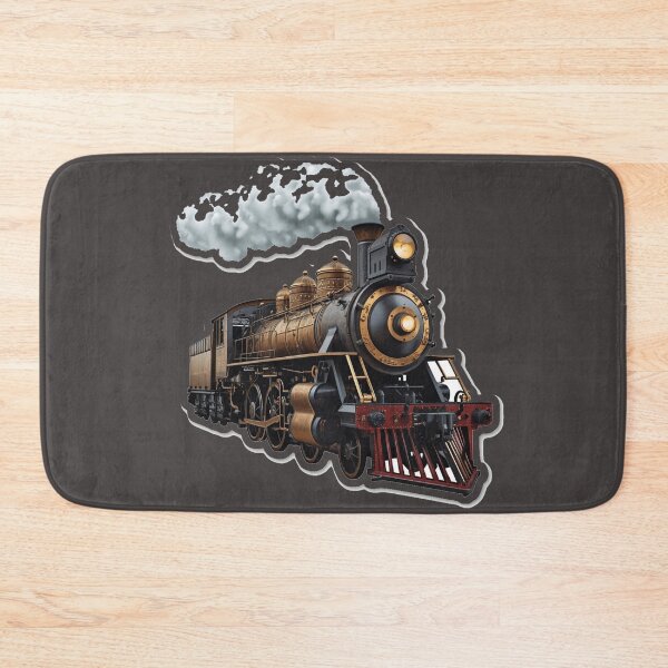 Item preview, Steampunk Train Vintage Flying Locomotive designed and sold by MargaretPolanco.