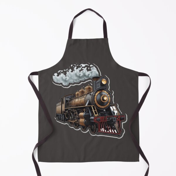 Item preview, Steampunk Train Vintage Flying Locomotive designed and sold by MargaretPolanco.