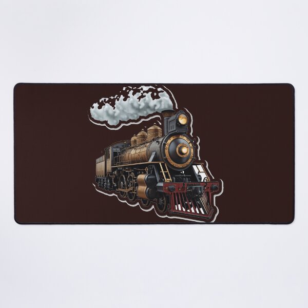 Item preview, Steampunk Train Vintage Flying Locomotive designed and sold by MargaretPolanco.