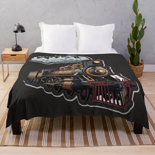 Item preview, Steampunk Train Vintage Flying Locomotive designed and sold by MargaretPolanco.