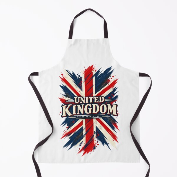 Item preview, United Kingdom Union Jack Brush Art designed and sold by Larkfound Studio.