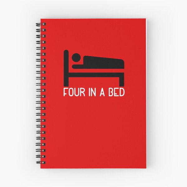 Item preview, Four In A Bed ICON II (on Red) designed and sold by PawsitiveMum3.