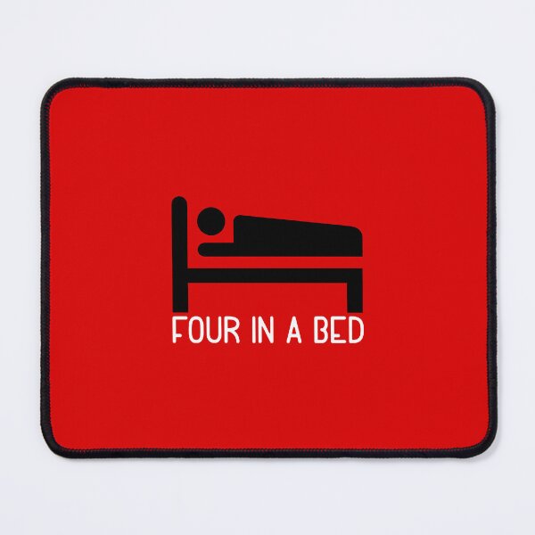 Item preview, Four In A Bed ICON II (on Red) designed and sold by PawsitiveMum3.