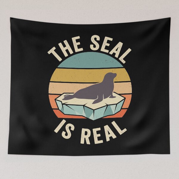 Item preview, The Seal Is Real Funny Marine Animal Meme Wildlife Lover designed and sold by theandroidvivz.