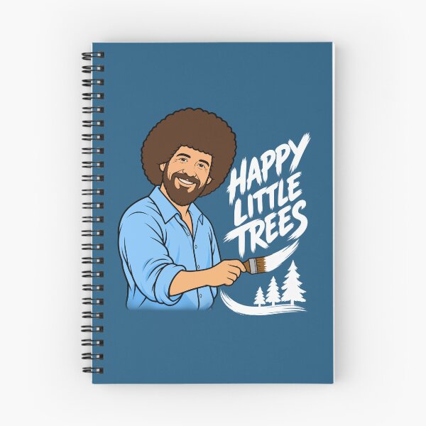 Item preview, Bob Ross Happy Little Trees Nature Painting designed and sold by karamram.