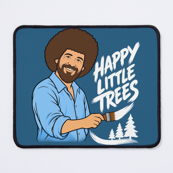 Item preview, Bob Ross Happy Little Trees Nature Painting designed and sold by karamram.