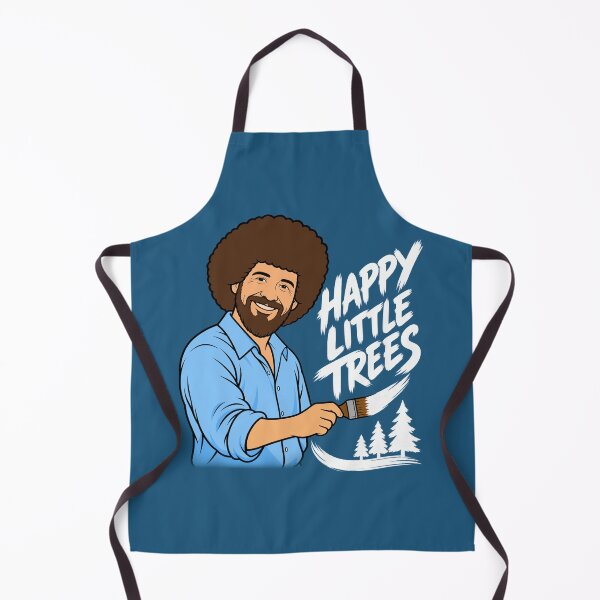 Item preview, Bob Ross Happy Little Trees Nature Painting designed and sold by karamram.