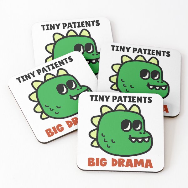 Item preview, Tiny Patients Big Drama – Funny Pediatric Medical Assistant  designed and sold by SMV-store.