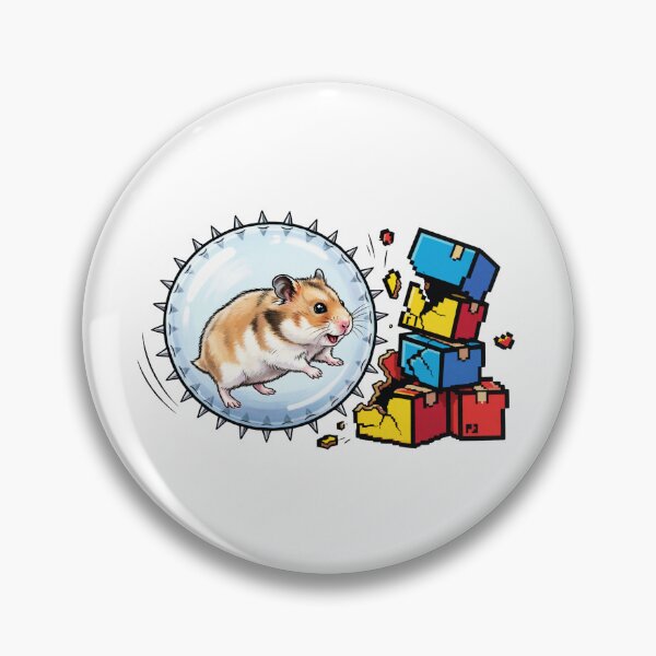 Item preview, Funny Hamster Wrecking Ball Full Speed Meme designed and sold by jeshands.