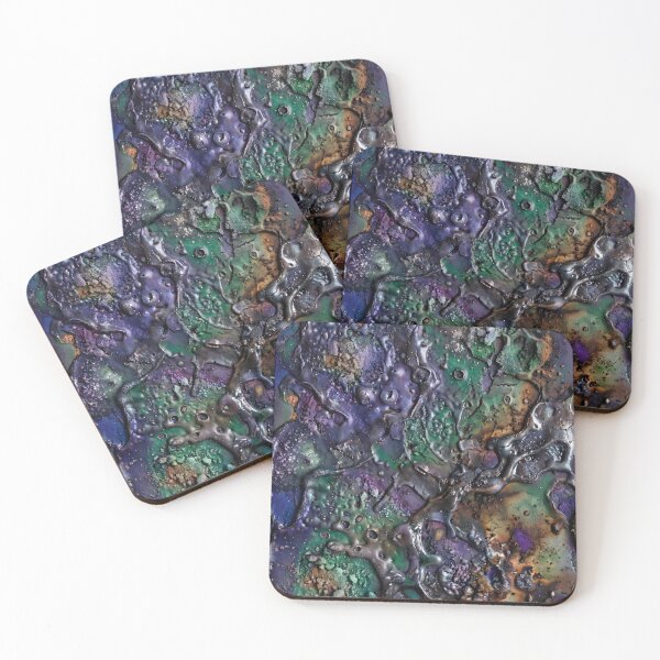 Item preview, Violet Emerald Abstract Mineral Texture designed and sold by ArtlightStudio.