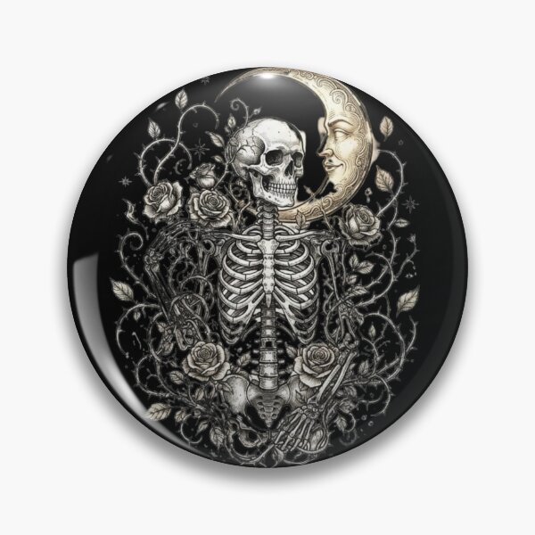 Item preview, Skeleton amidst the roses designed and sold by BiaSMartins.