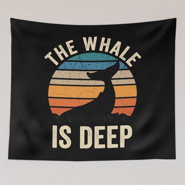 Item preview, The Whale Is Deep Ocean Animal Whale Lover Marine Life Sea Creature designed and sold by theandroidvivz.