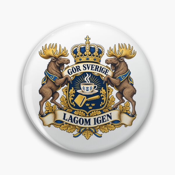 Item preview, Gör Sverige Lagom Igen – Älgarnas vapensköld designed and sold by Gör Sverige Lagom Igen.