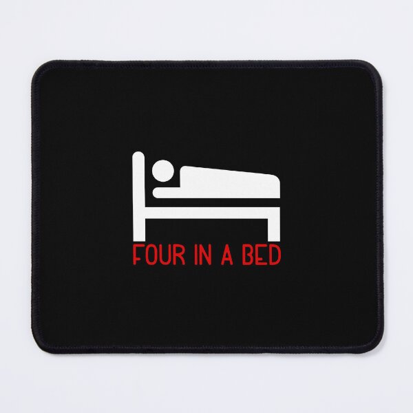 Item preview, Four In A Bed ICON II (on Black) designed and sold by PawsitiveMum3.