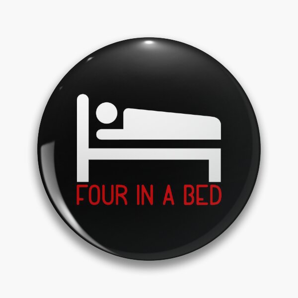 Item preview, Four In A Bed ICON II (on Black) designed and sold by PawsitiveMum3.