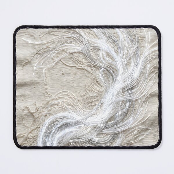 Item preview, White Woven Fiber Abstract Texture designed and sold by ArtlightStudio.