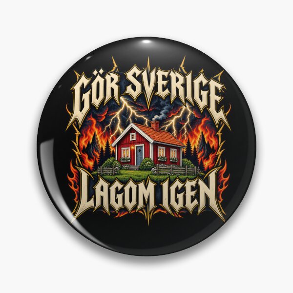 Item preview, Gör Sverige Lagom Igen – Hårdrocksstugan designed and sold by Gör Sverige Lagom Igen.