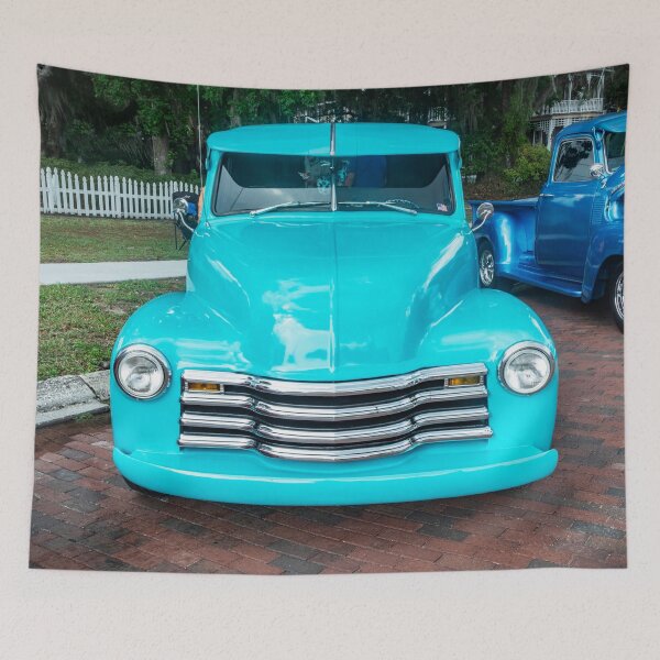 Item preview, 1948 Blue Chevy Extended Cab 3100 Pick up Truck designed and sold by RichFrancoCars.