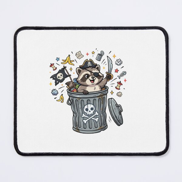 Item preview, Raccoon Trash Panda Pirate King Funny Meme designed and sold by jeshands.