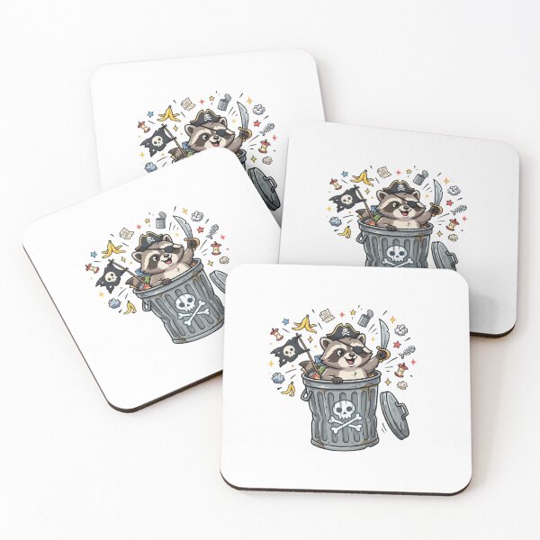 Item preview, Raccoon Trash Panda Pirate King Funny Meme designed and sold by jeshands.