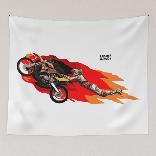 Item preview, Flame Trail Motocross Rider designed and sold by bfvrp.