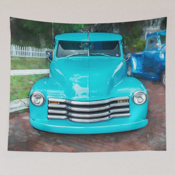 Item preview, 1948 Blue Chevy Extended Cab 3100 Pick up Truck designed and sold by RichFrancoCars.
