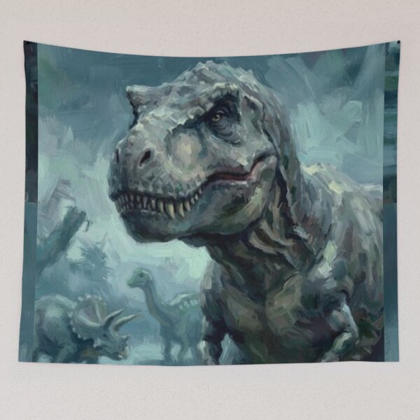 Item preview, Prehistoric Planet Fine Art Tribute designed and sold by Art's Diner.