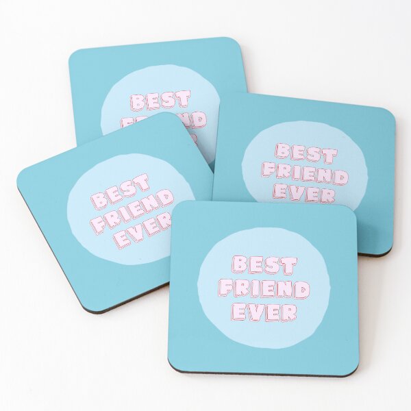 Item preview, BEST FRIEND EVER | pastel friendship typography  designed and sold by thehappyintrovert .