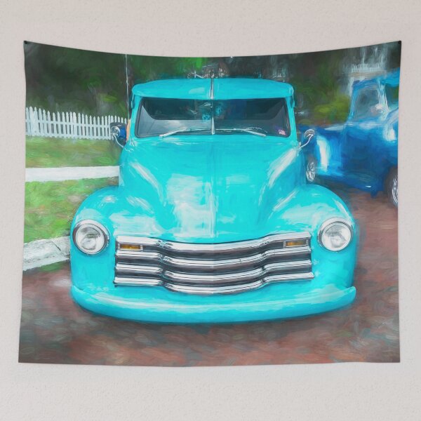 Item preview, 1948 Blue Chevy Extended Cab 3100 Pick up Truck designed and sold by RichFrancoCars.