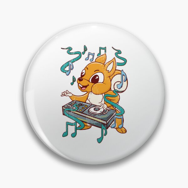 Item preview, Funny Squirrel Dj - Party Dance Club - Disk Jockey Edm Music designed and sold by IdealiftsArt.