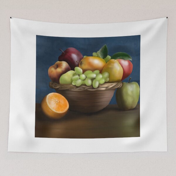 Item preview, Fruit Basket Still Life designed and sold by Xt1na-Rabin4uk.
