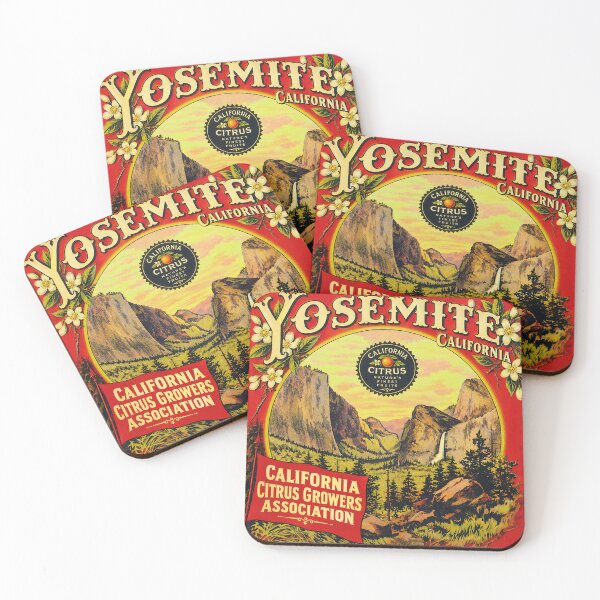 Item preview, Yosemite California Vintage Citrus Label designed and sold by Grove of Things.