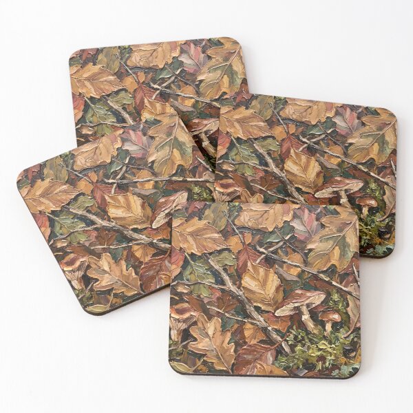 Item preview, Autumn Leaves Acrylic Texture designed and sold by ArtlightStudio.