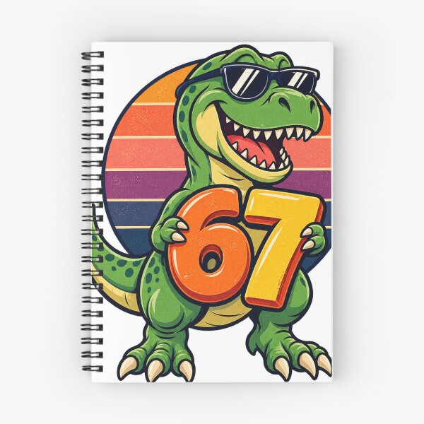 Item preview, Cool Dino 67 Retro Sunset T-Rex Dinosaur 67th Birthday Vintage Graphic designed and sold by PixelForge Studio2.