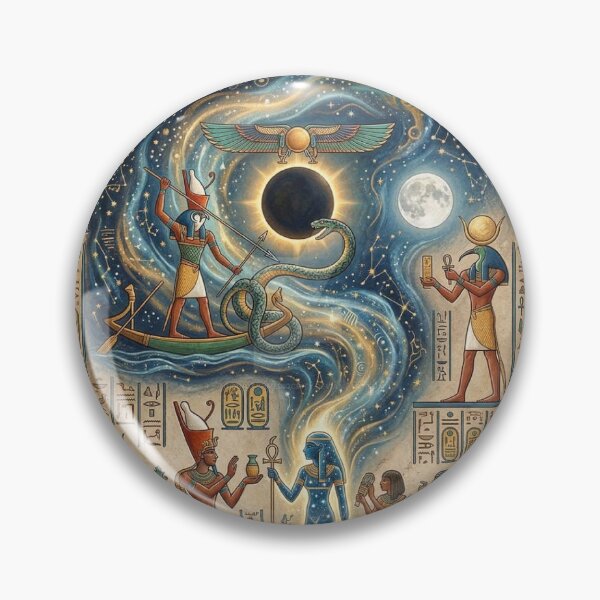 Item preview, Ancient Egyptian Cosmic Eclipse designed and sold by Shery Printora.