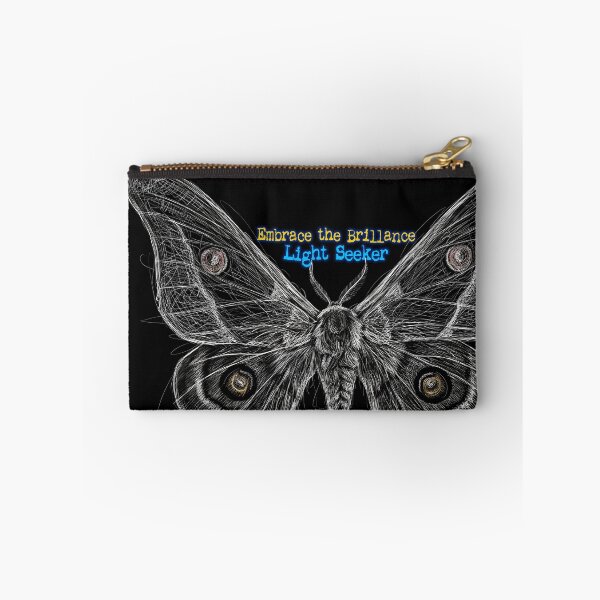 Item preview, Embrace the Brilliance - Light Seeker Moth Art designed and sold by BrainConstip.