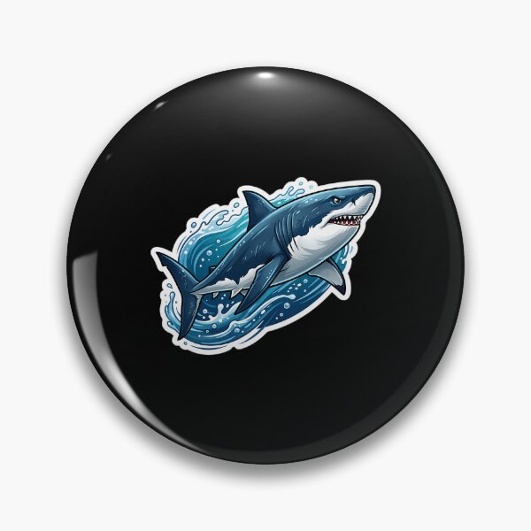 Item preview, Great White Shark designed and sold by IdealiftsArt.