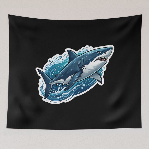Item preview, Great White Shark designed and sold by IdealiftsArt.