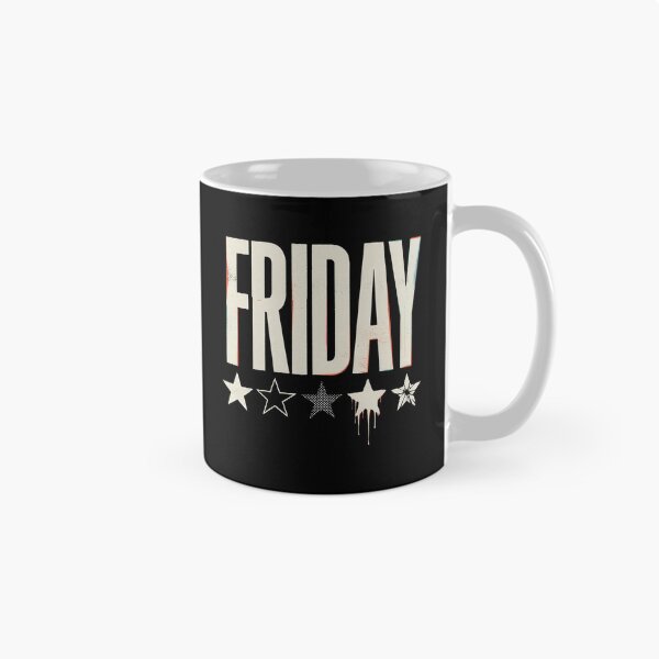 Item preview, Friday Retro Star Rating Funny Weekend Review designed and sold by Say It With Ink.