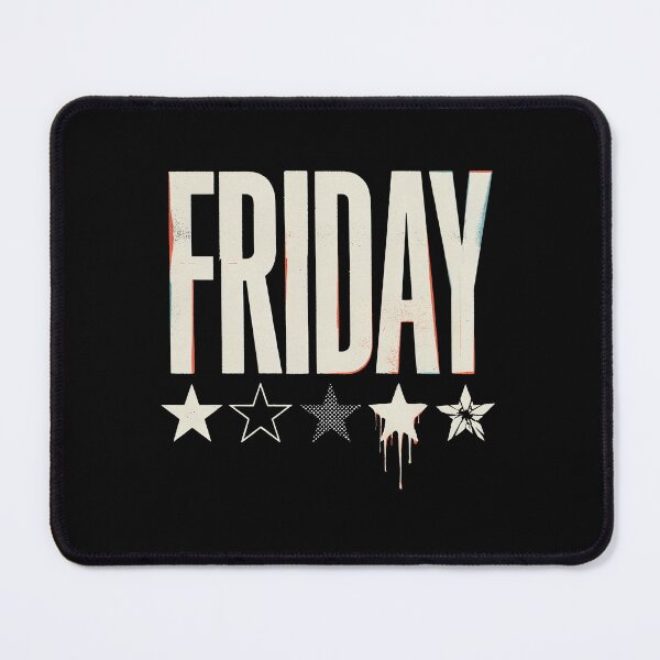 Item preview, Friday Retro Star Rating Funny Weekend Review designed and sold by Say It With Ink.