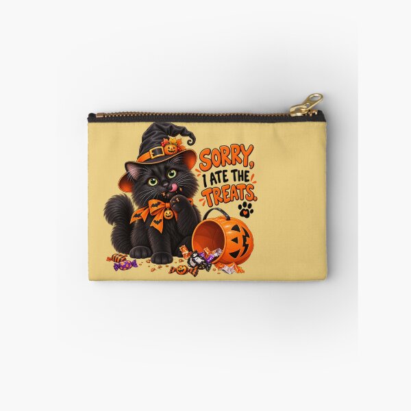 Item preview, Scary Treats with Floof – Halloween Cat designed and sold by lumar23.